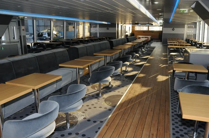 Sightseeing river liner